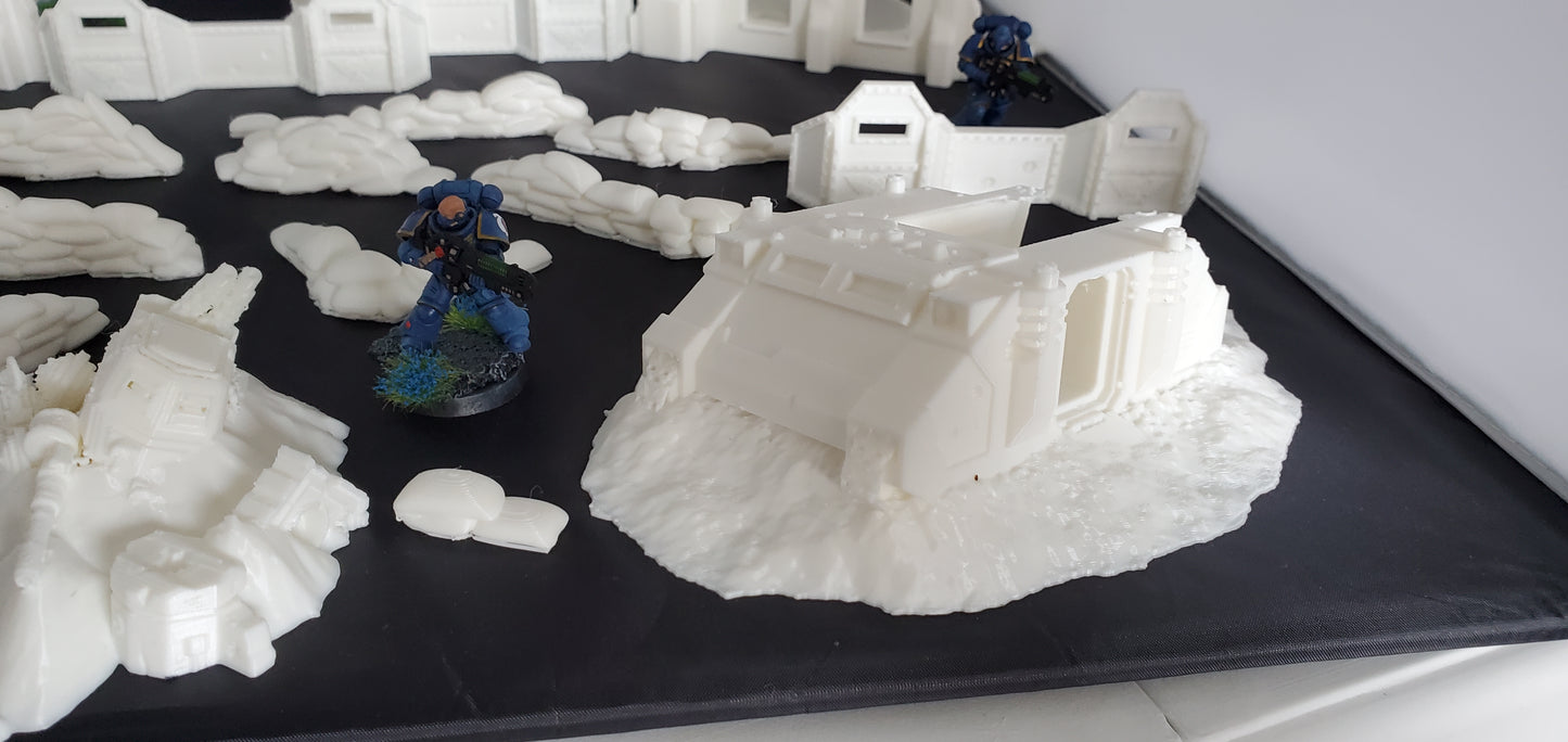 terrain scenery For War Games like Warhammer 40k