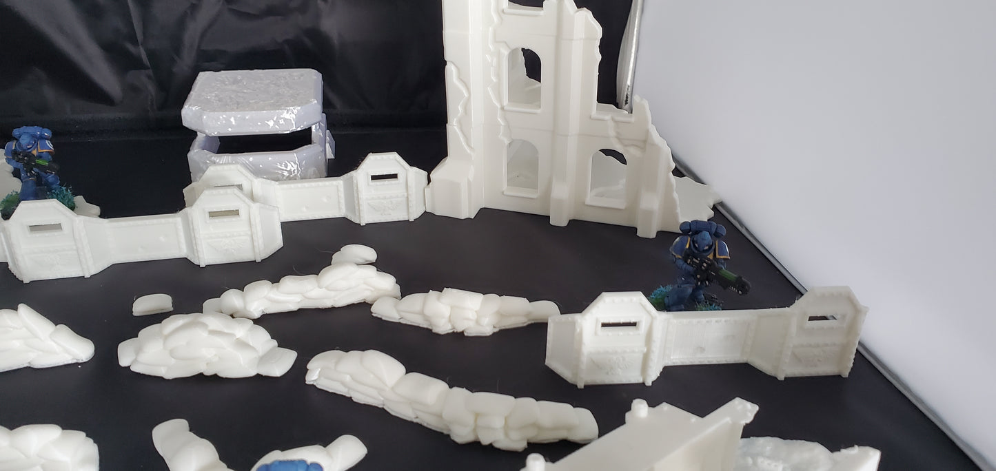 terrain scenery For War Games like Warhammer 40k