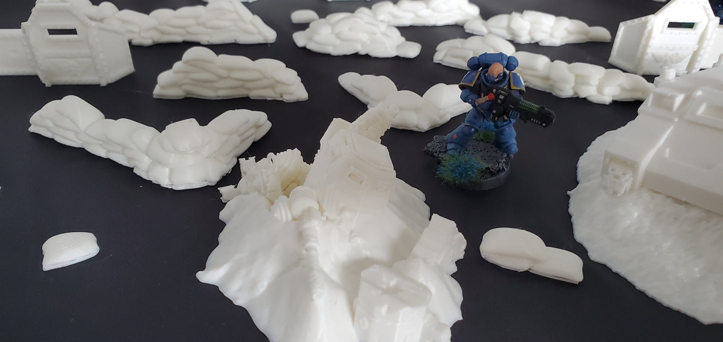 terrain scenery For War Games like Warhammer 40k