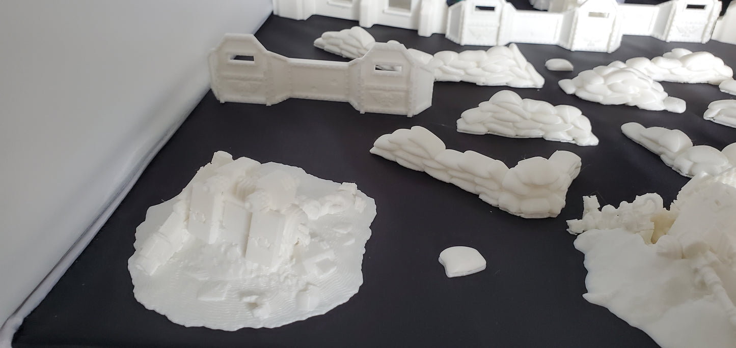 terrain scenery For War Games like Warhammer 40k