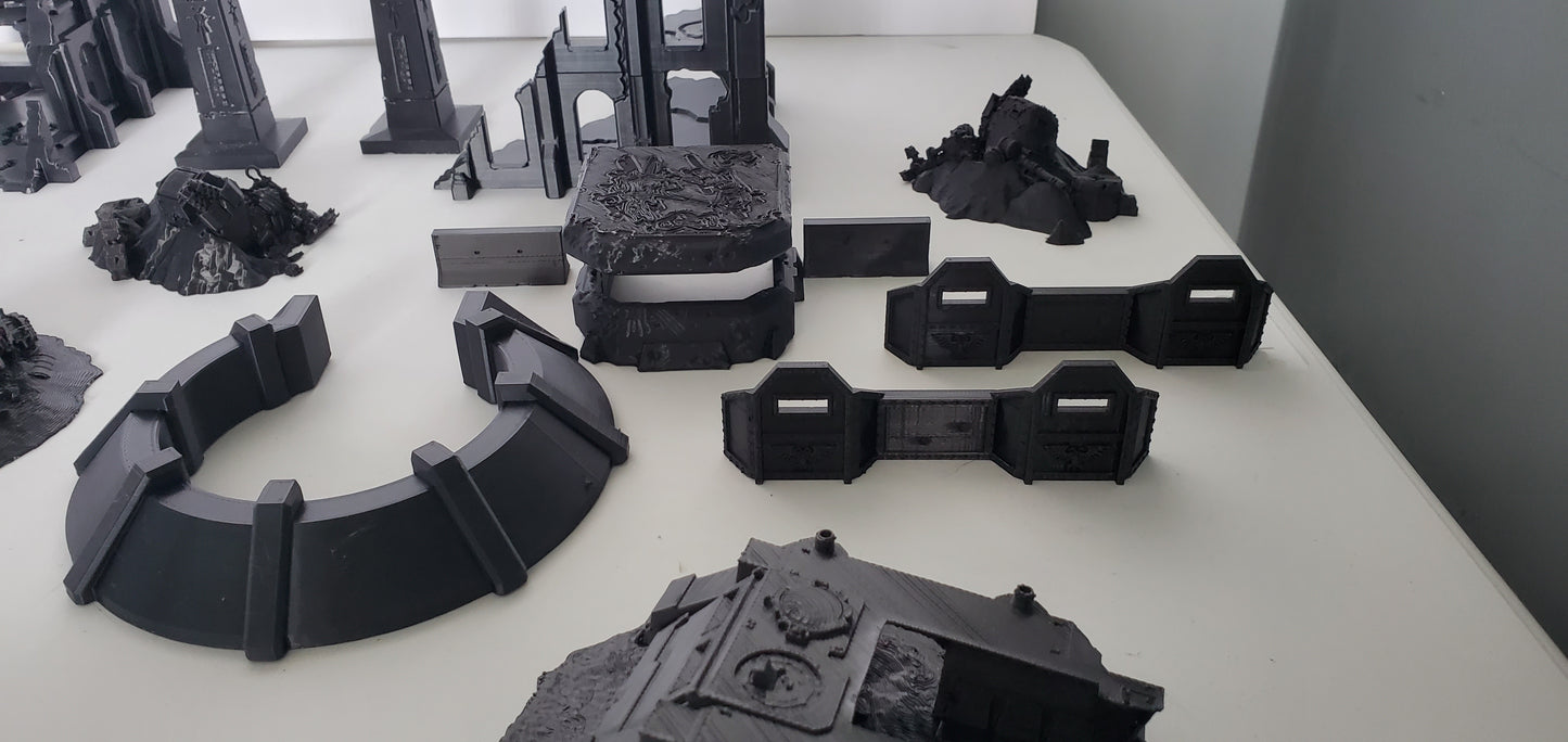 Copy of terrain scenery For War Games like Warhammer 40k