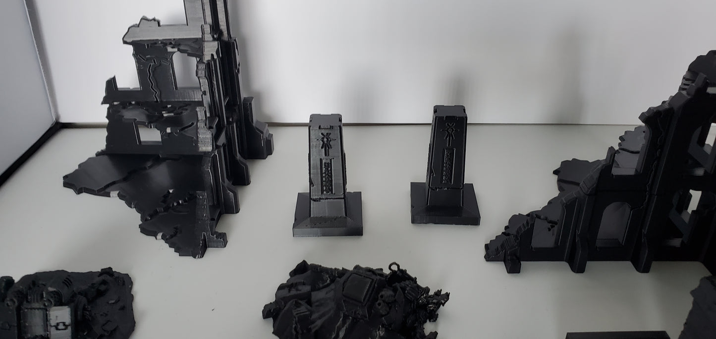 Copy of terrain scenery For War Games like Warhammer 40k
