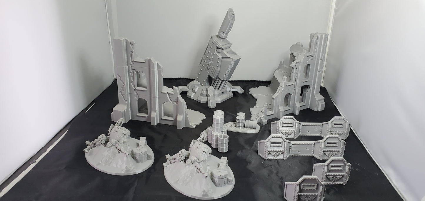 (Copy) Terrain scenery set for games like warhammer 40k modern warfare