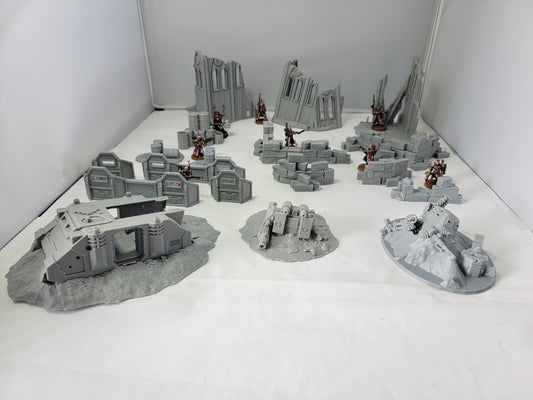 (Copy) terrain for mini gaming like 40k Mix of different terrain