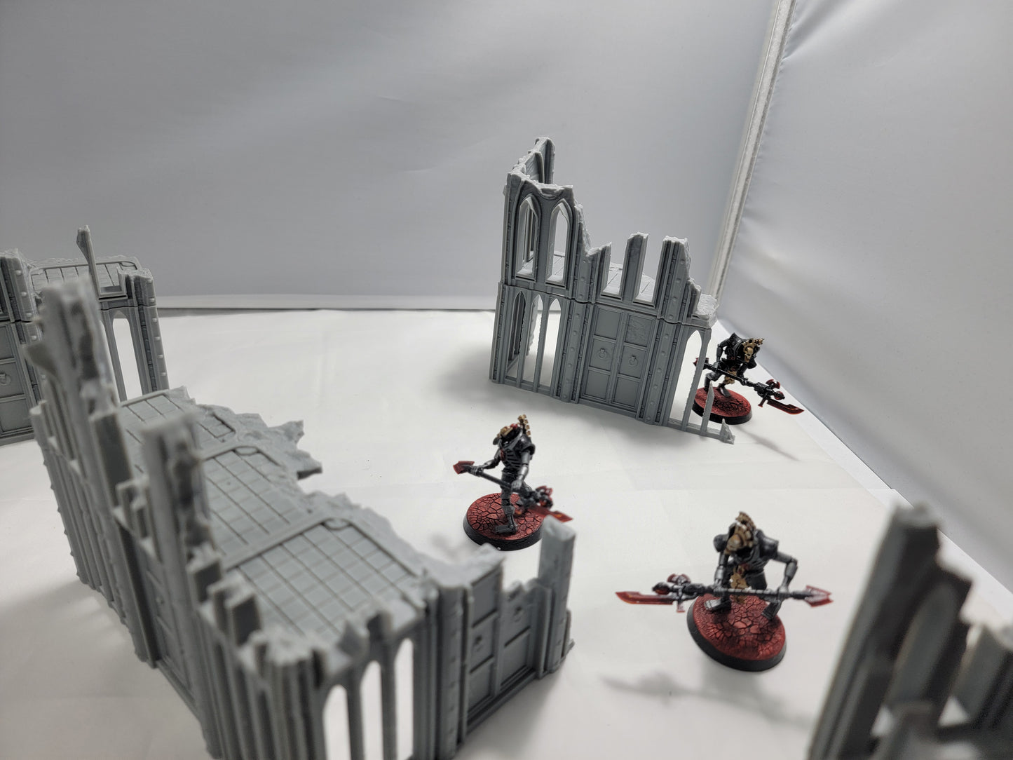 Terrain broken building set