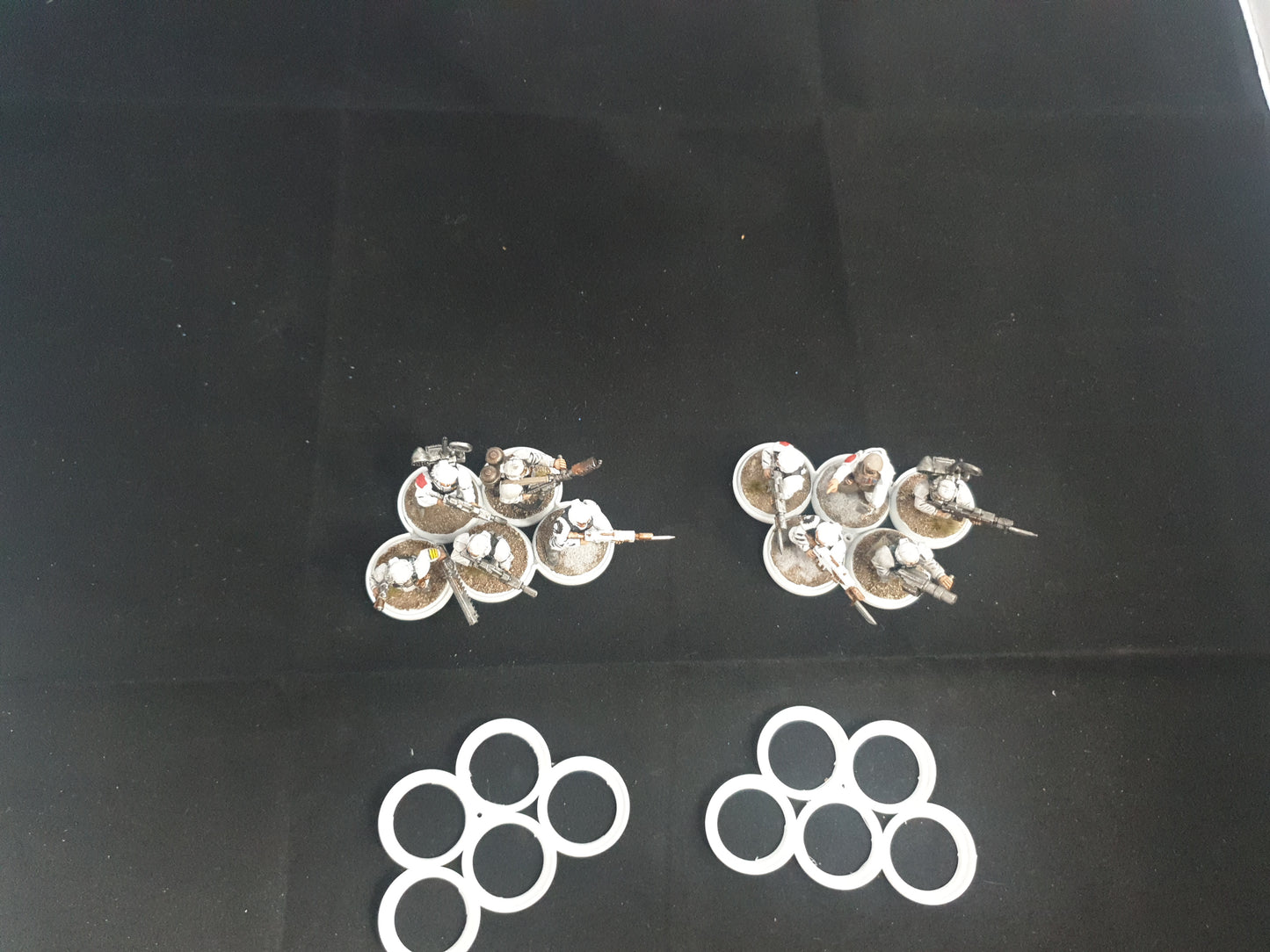 Copy of 15 pack of 25mm 5 space Warhammer Lotr 40k Age Of Sigmar Movement Trays