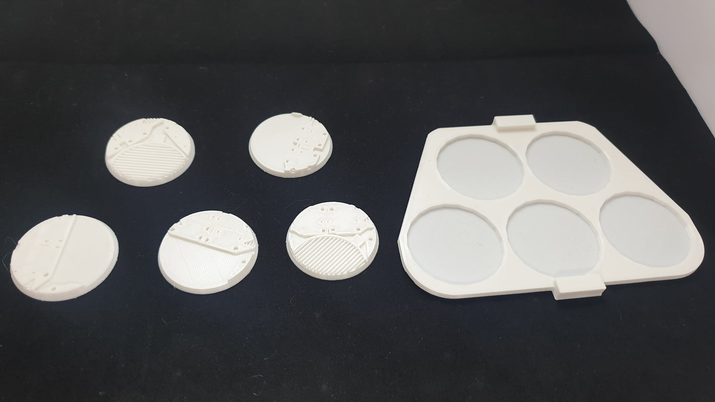 5 man 40mm movement tray in white