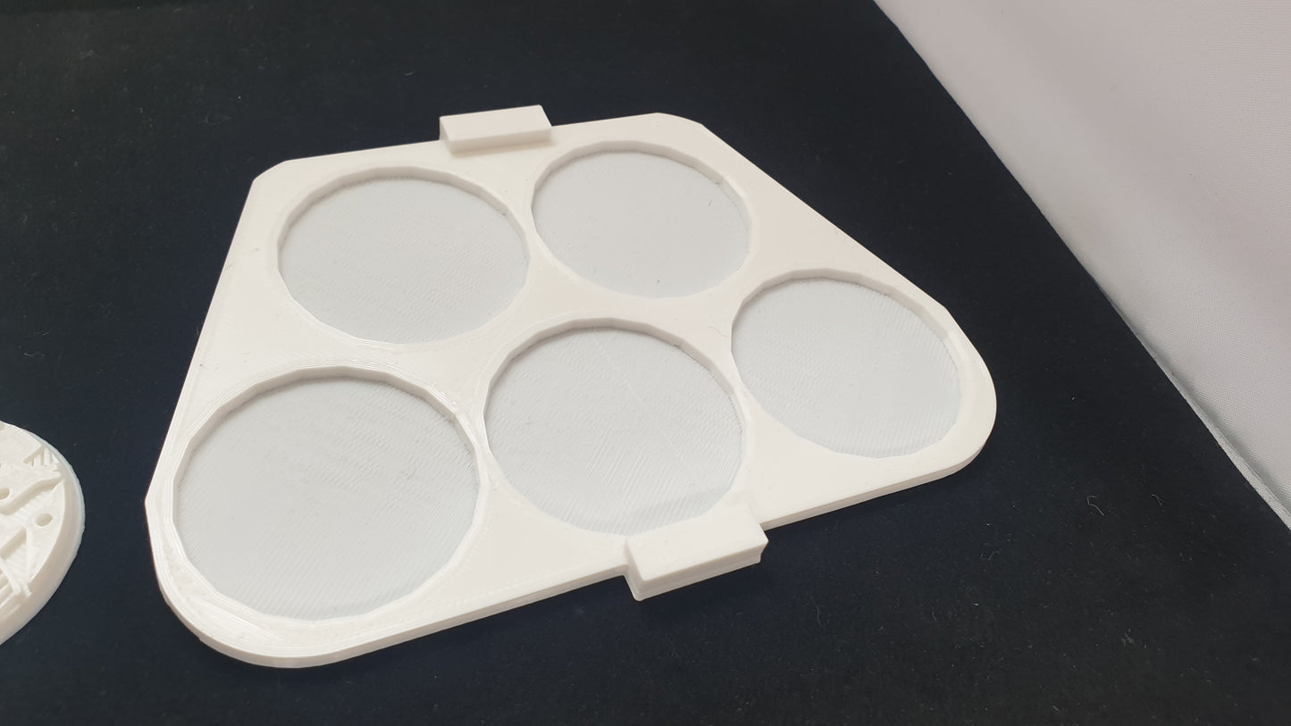 5 man 40mm movement tray in white