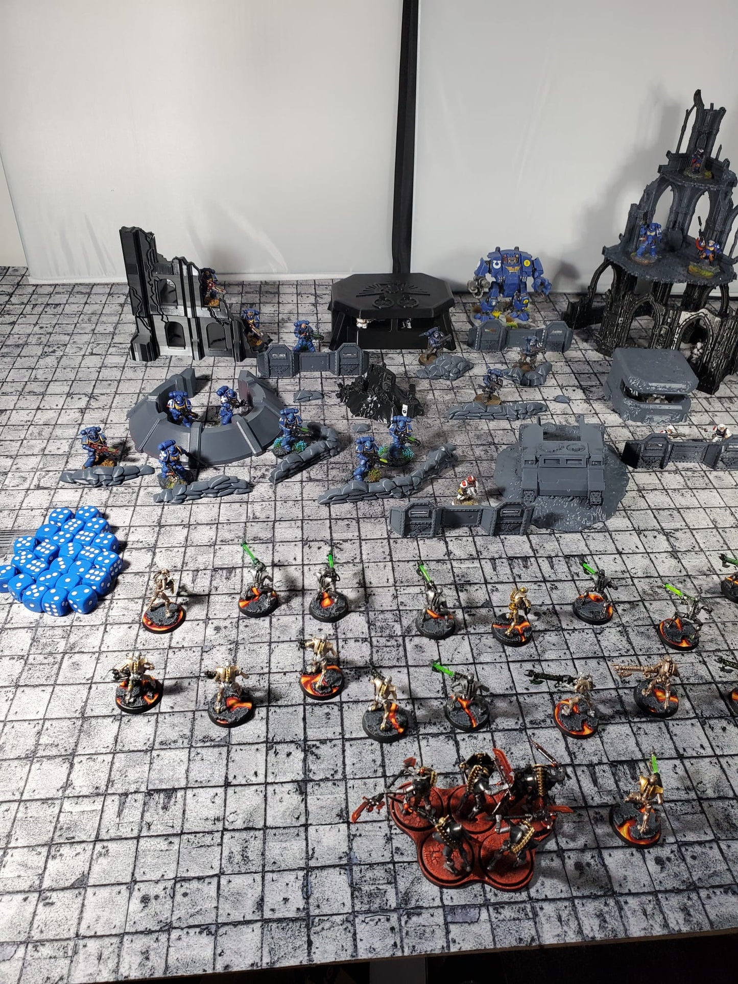 Terrain for mini gaming like warhammer scenery fortifications sandbags wreaked vehicles buildings