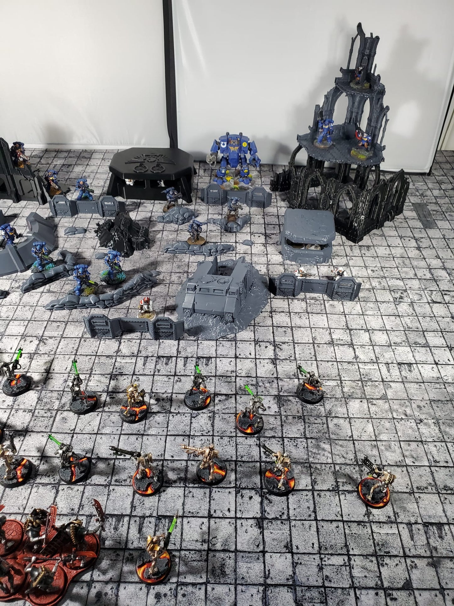 Terrain for mini gaming like warhammer scenery fortifications sandbags wreaked vehicles buildings