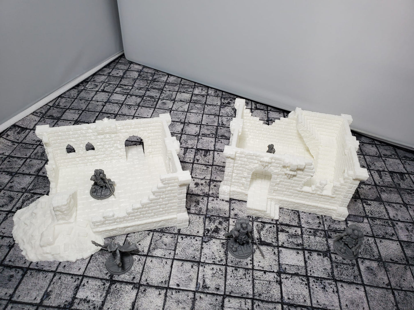 Terrain for games like D&D 2 Buildings 5 Heroes
