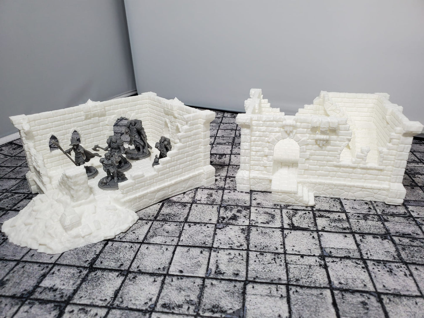 Terrain for games like D&D 2 Buildings 5 Heroes
