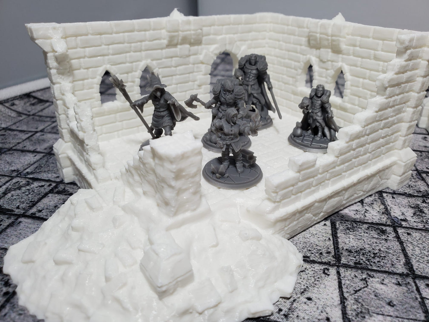 Terrain for games like D&D 2 Buildings 5 Heroes