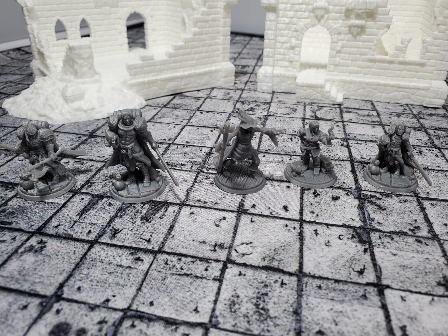 Terrain for games like D&D 2 Buildings 5 Heroes