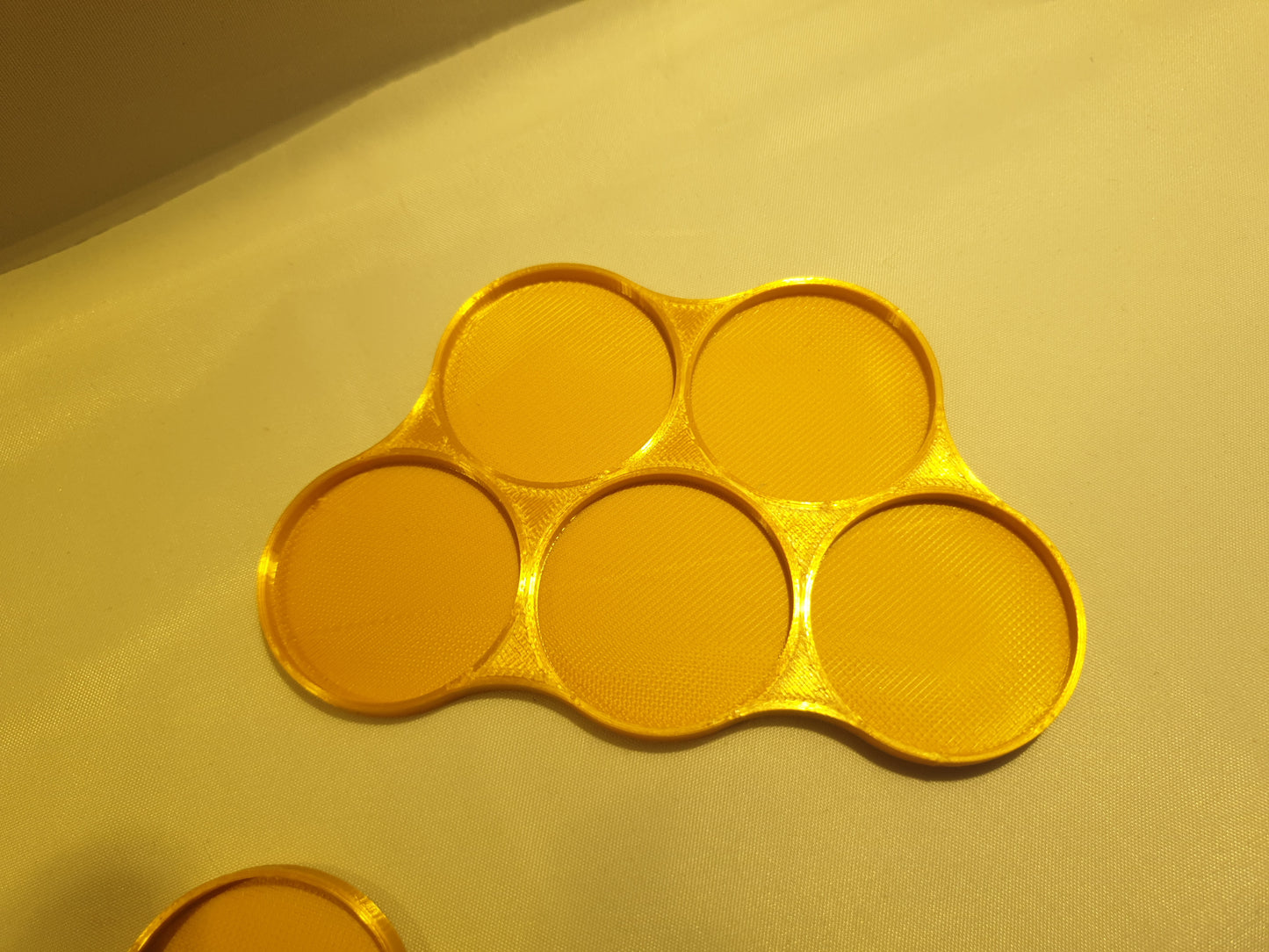 3 Gold 32mm 5 figure movement trays 40k aos