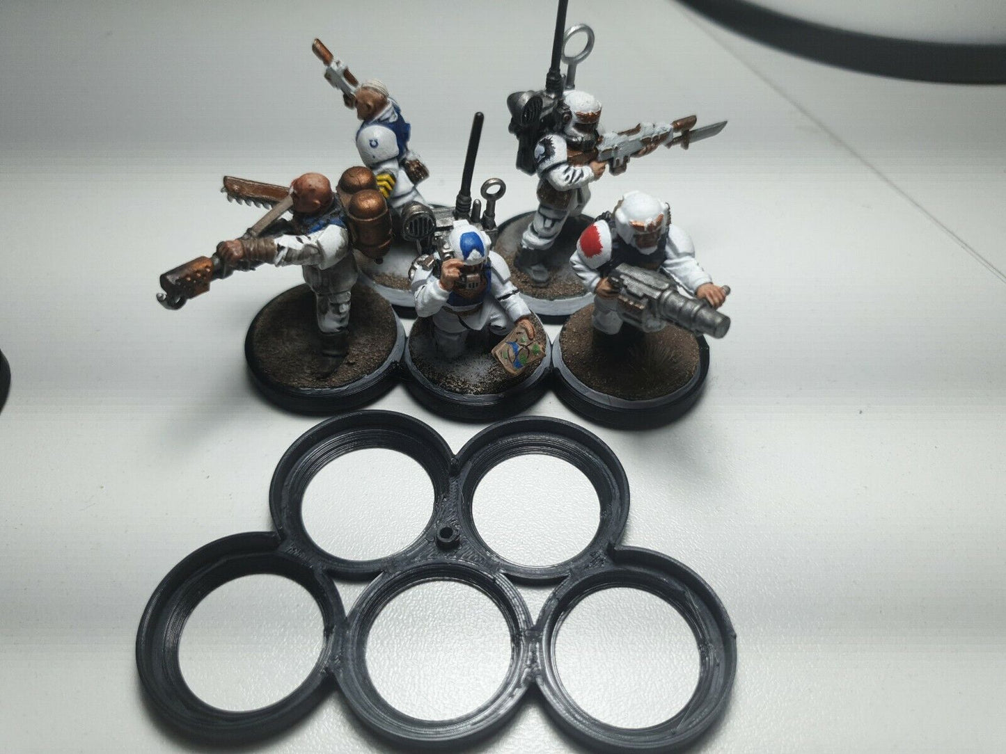 15 - 25mm Miniature Movement Trays 40k-warhammer-age of sigmar-lord of the rings