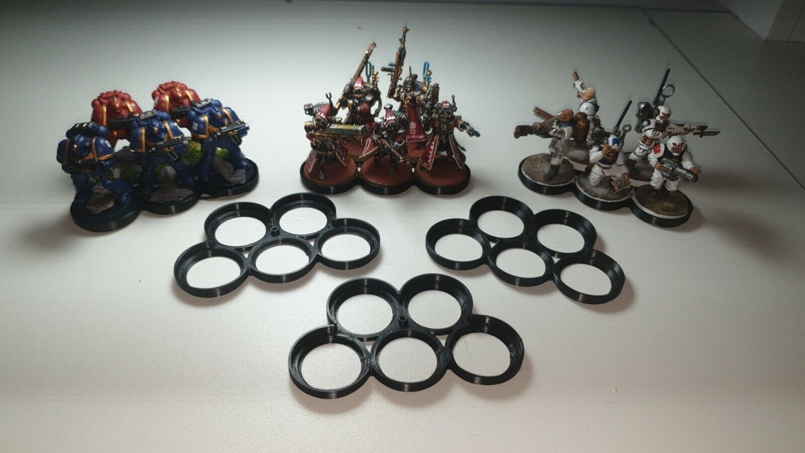 15 - 25mm Miniature Movement Trays 40k-warhammer-age of sigmar