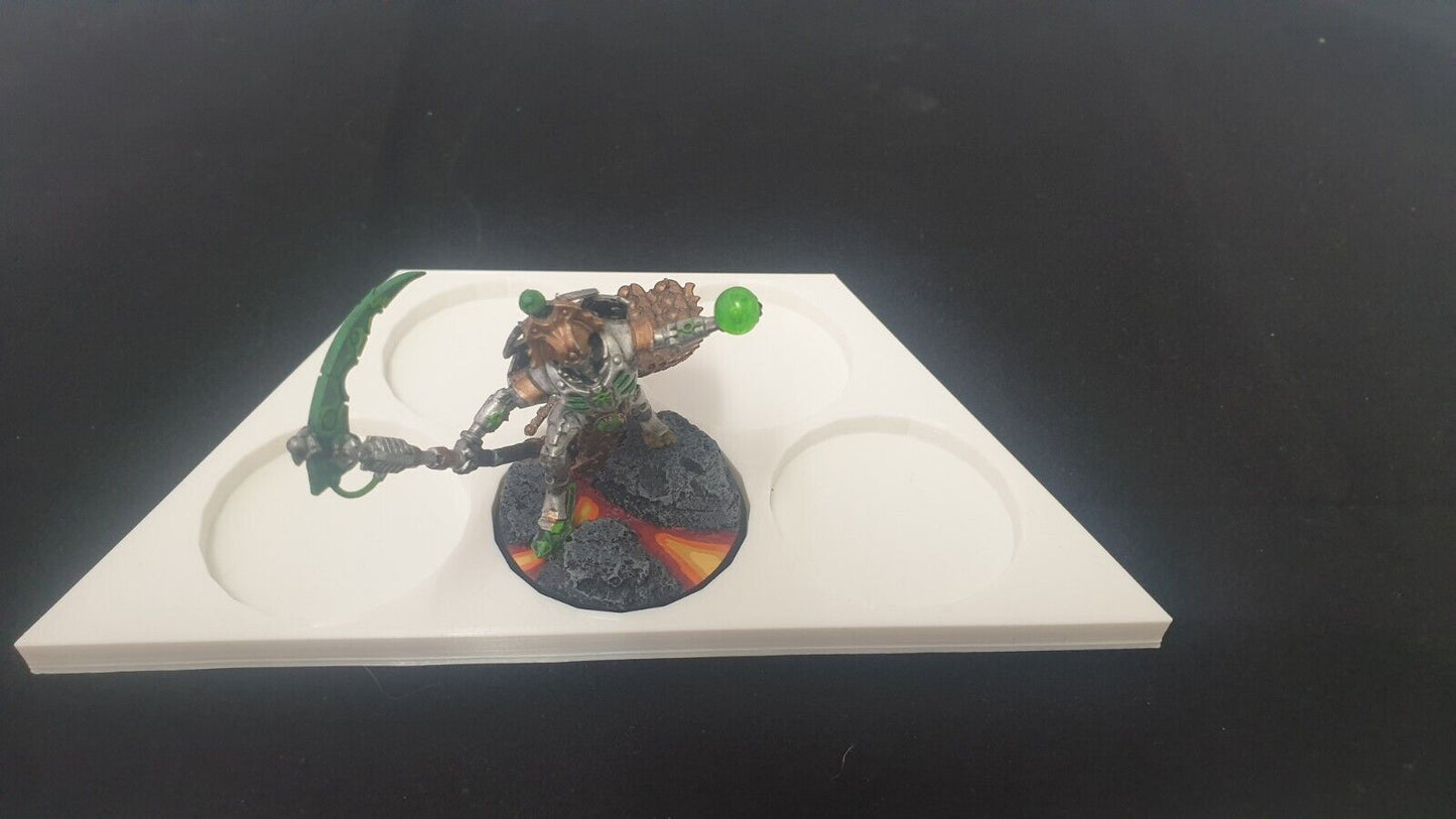 5 - 40mm 5 space Warhammer Lotr 40k Age Of Sigmar Movement Trays
