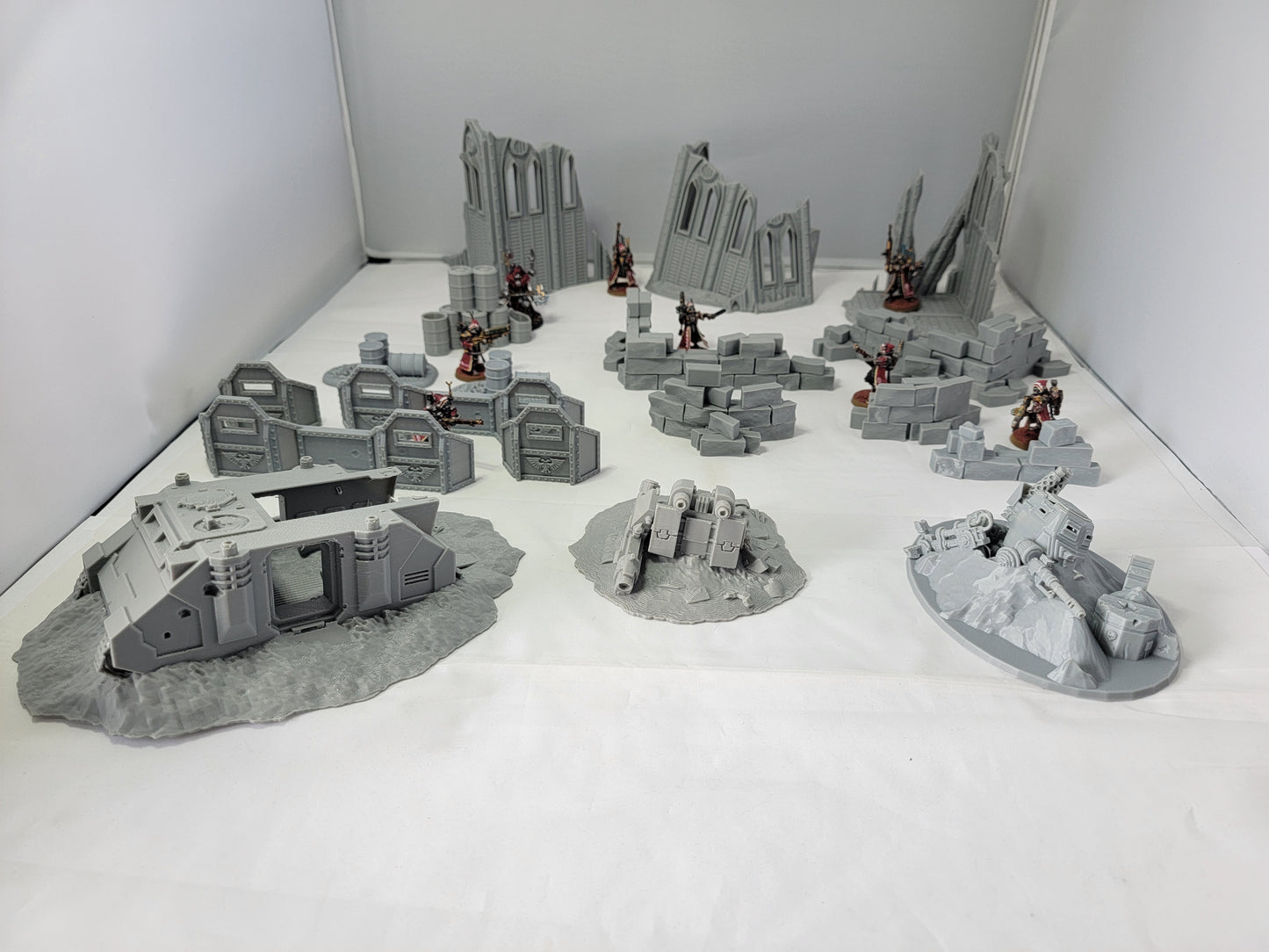 (Copy) terrain for mini gaming like 40k Mix of different terrain