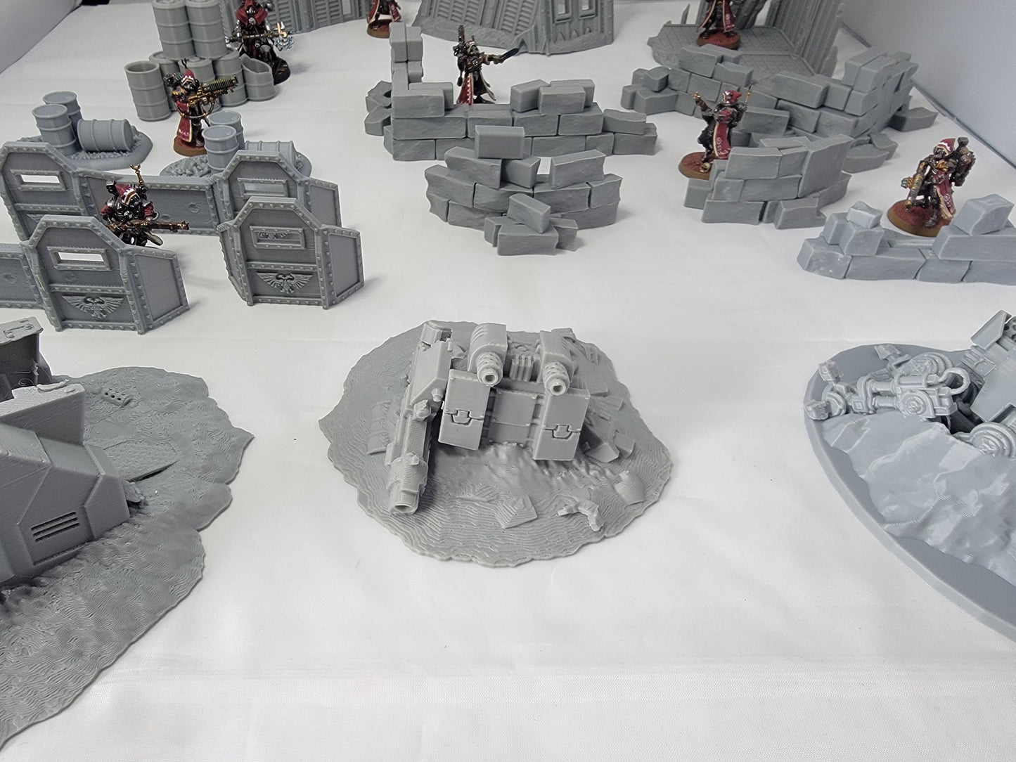 (Copy) terrain for mini gaming like 40k Mix of different terrain
