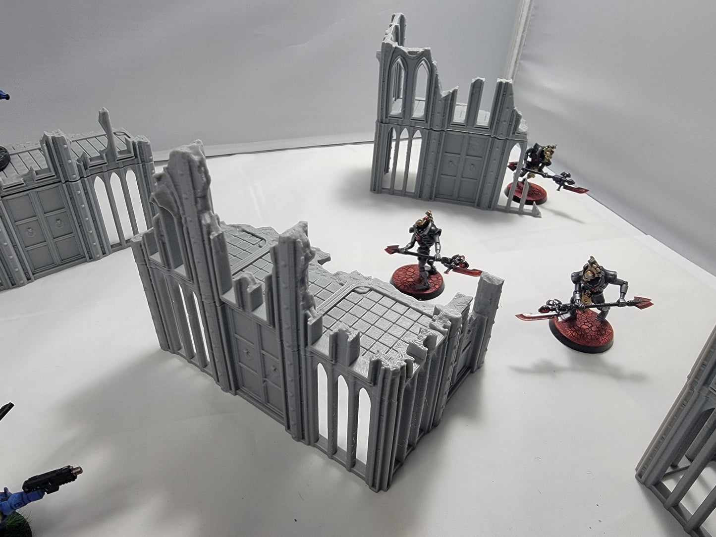 Terrain broken building set