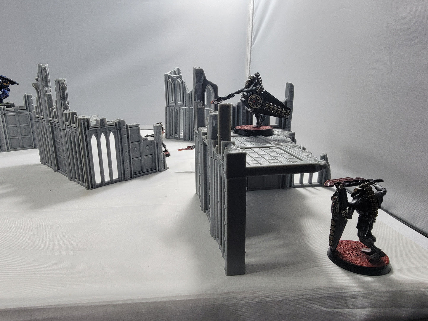 Terrain broken building set