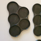 10 5 man trays 32mm in black or white plastic