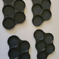 10 5 man trays 32mm in black or white plastic