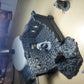 Dungeon and dragons figures and 2 buildings
