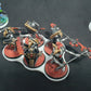 3 - 32mm movement tray with 15 broken earth bases for 40k age of sigmar lotr d&d