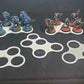 4 -5 figure movement tray in white 32mm