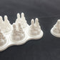 3 - 32mm movement trays with 15 Rocket Pack Plume Bases  40k for jet pack units in white