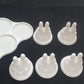 3 - 32mm movement trays with 15 Rocket Pack Plume Bases  40k for jet pack units in white