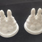 3 - 32mm movement trays with 15 Rocket Pack Plume Bases  40k for jet pack units in white