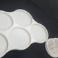3 - 32mm movement trays with 15 Rocket Pack Plume Bases  40k for jet pack units in white