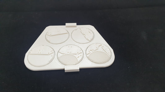 5 man 40mm movement tray in white