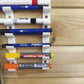 Whiteboard pen holders in white 4 pack