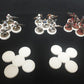 5- 5man 25mm movement trays in white cross pattern warhammer 40k any terrain games